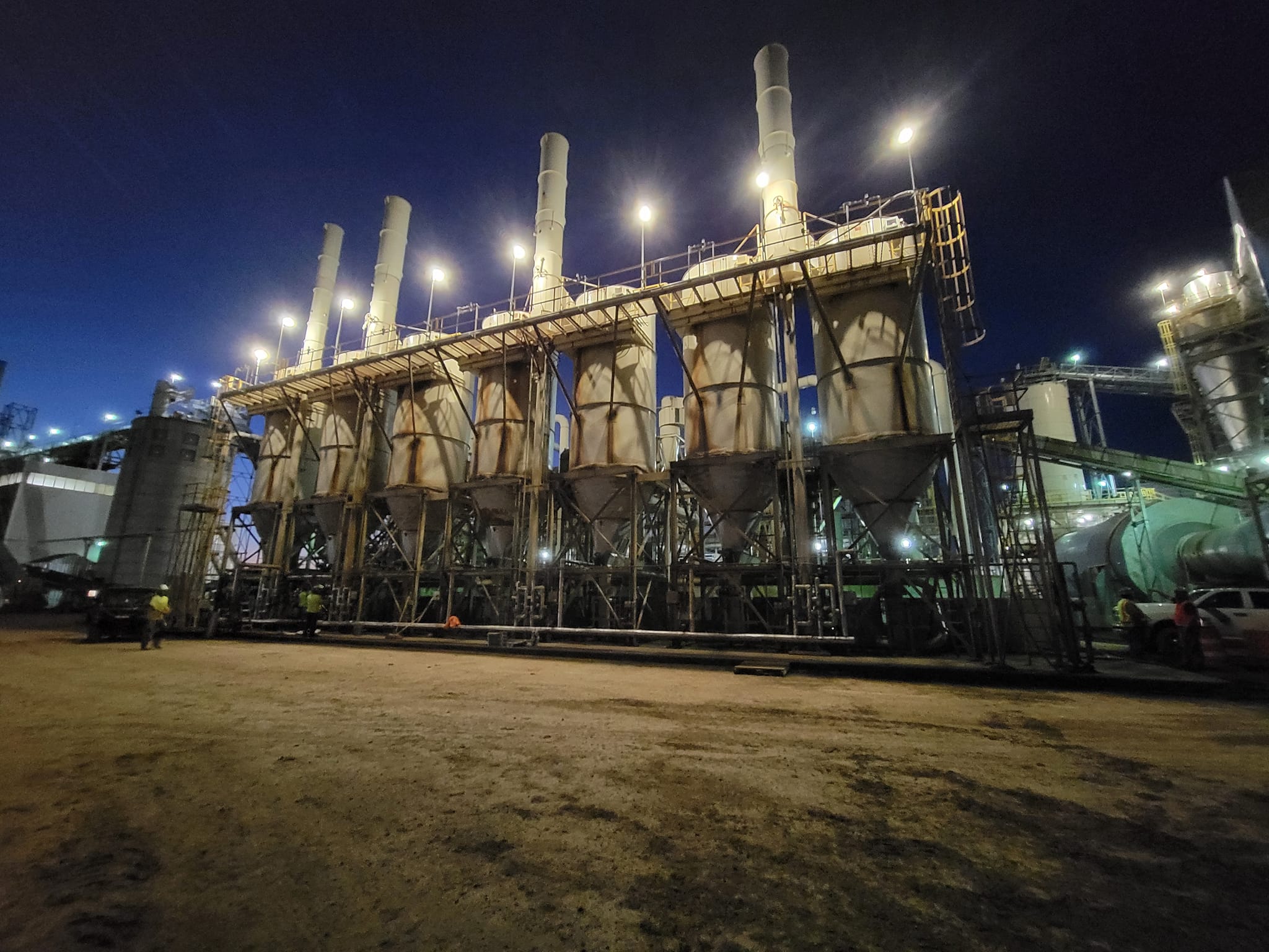 Industrial equipment repair and welding work