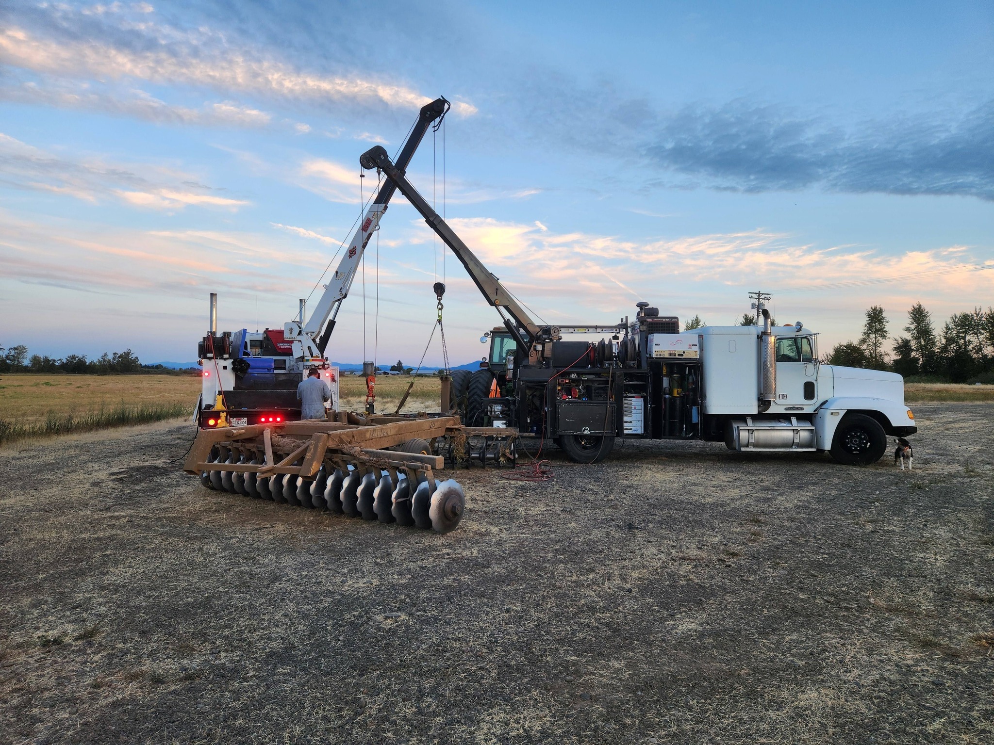 Mobile welding work performed on-site in Oregon